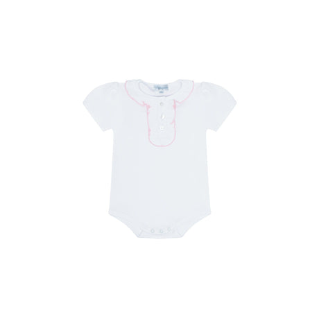 Ruffle Short Sleeve Onesie - HoneyBug 