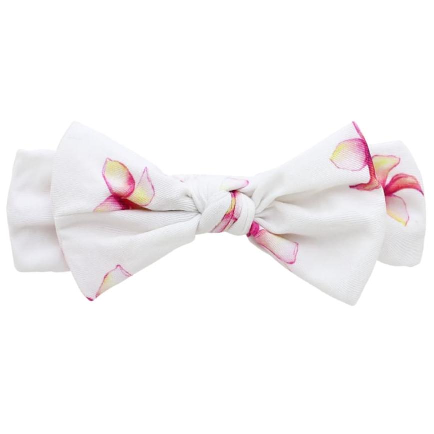 Plumeria Bow Headband