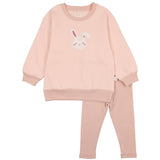 Bunny Sherpa Set- Pink