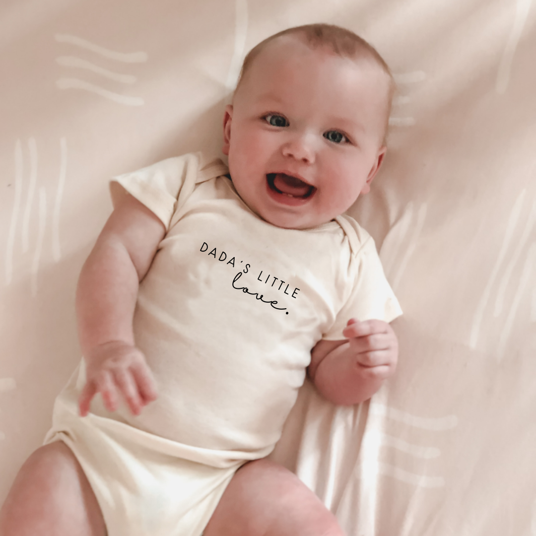 Dada's Little Love - Organic Cotton Bodysuit - HoneyBug 