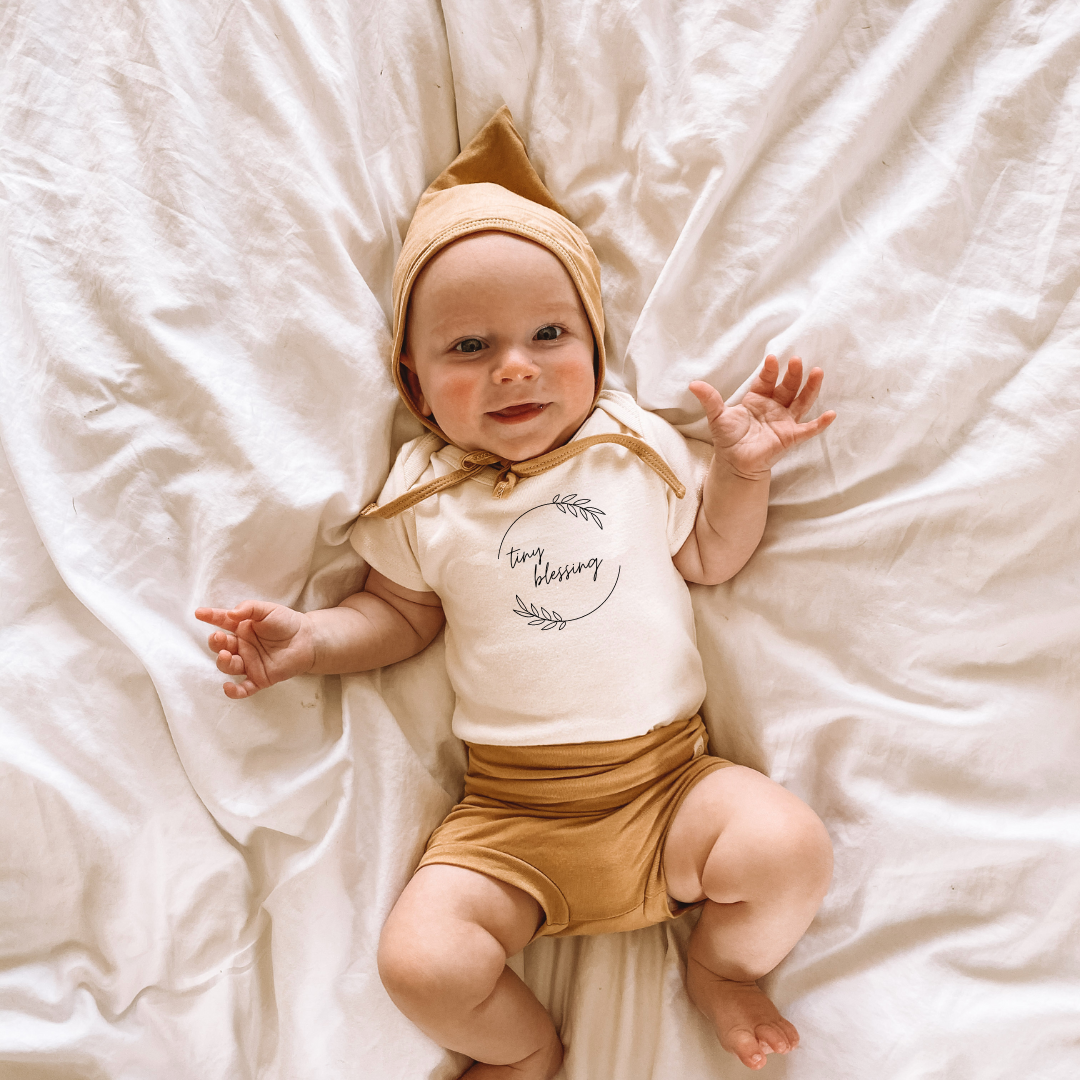 Tiny Blessing - Organic Cotton Bodysuit - HoneyBug 