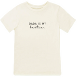 Dada is My Bestie - Organic Cotton Kids Graphic Tee