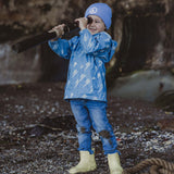 Lightning Bolt Recycled Waterproof Raincoat - HoneyBug 