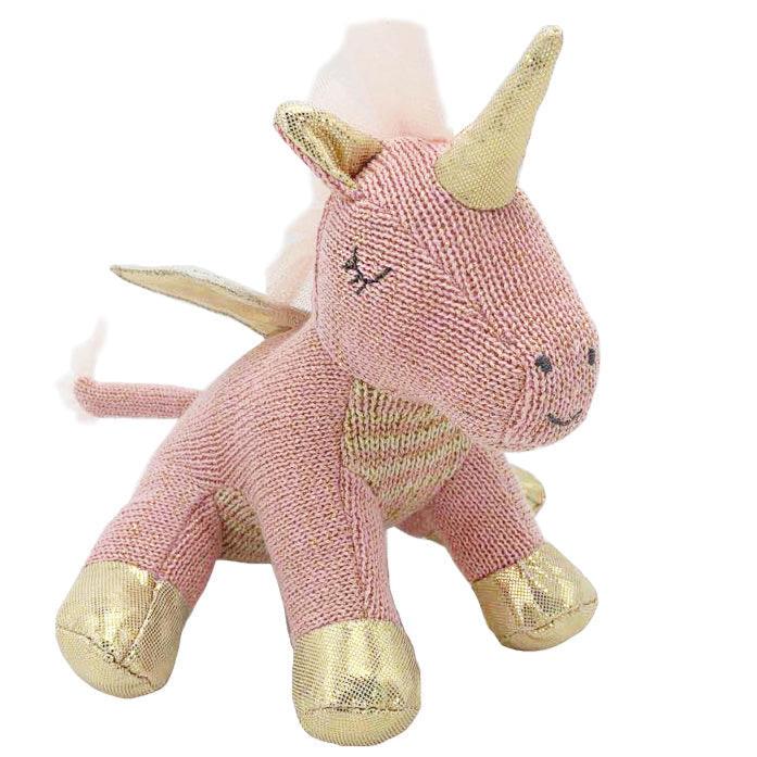 Uliana Unicorn Knit Rattle