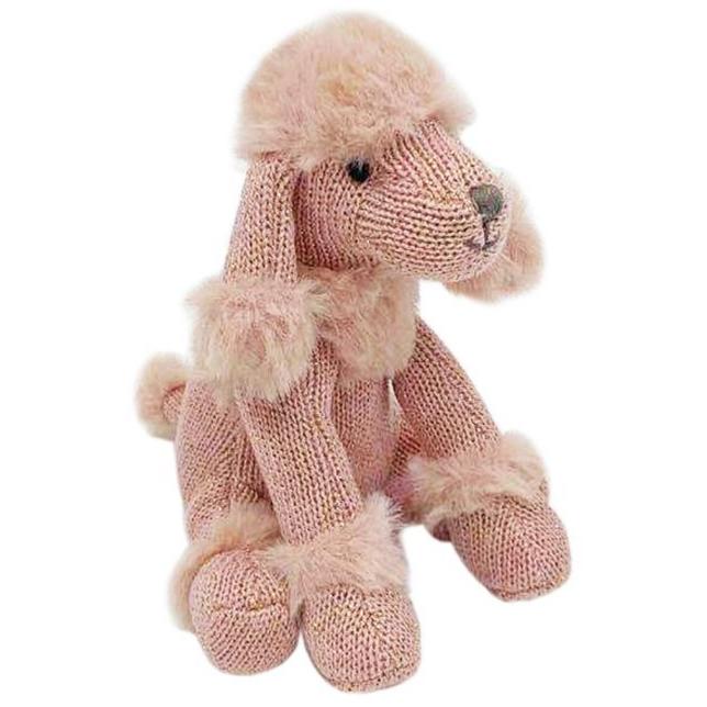 Paris Poodle Knit Rattle