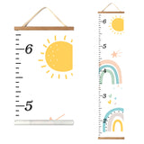 Canvas Kids Growth Chart - Rainbow