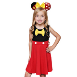 Boy Mouse (Yellow Bow) Dress