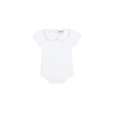 Nella Scallops Short Sleeve Onesie - HoneyBug 