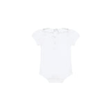 Nella Scallops Short Sleeve Onesie - HoneyBug 