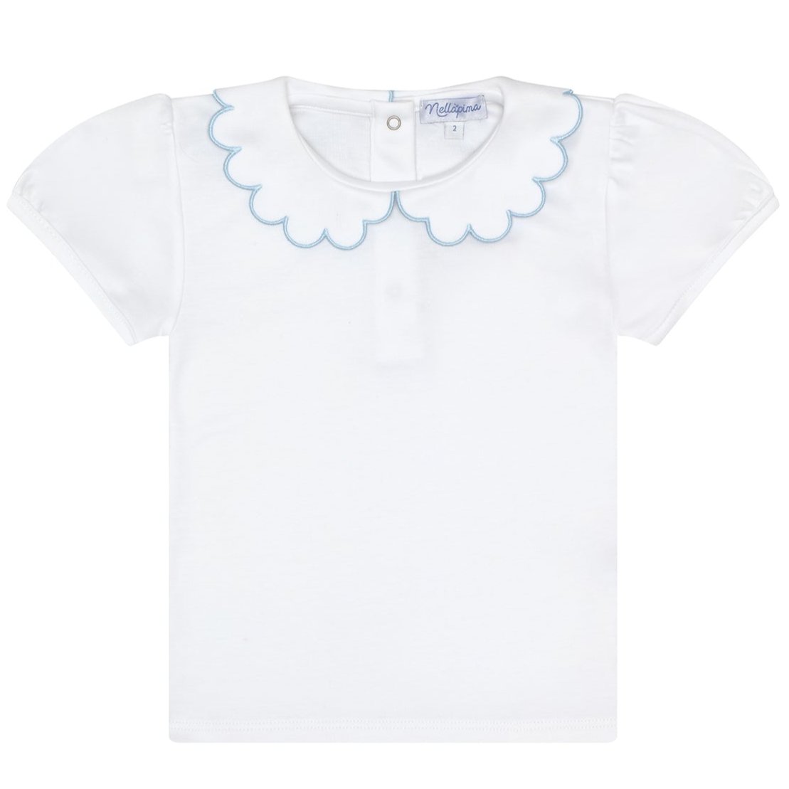 Nella Scallops Short Sleeve Tee