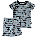 TWO PIECE SHORTIE SET- Sharks