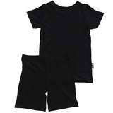 TWO PIECE SHORTIE SET- Midnight Ribbed