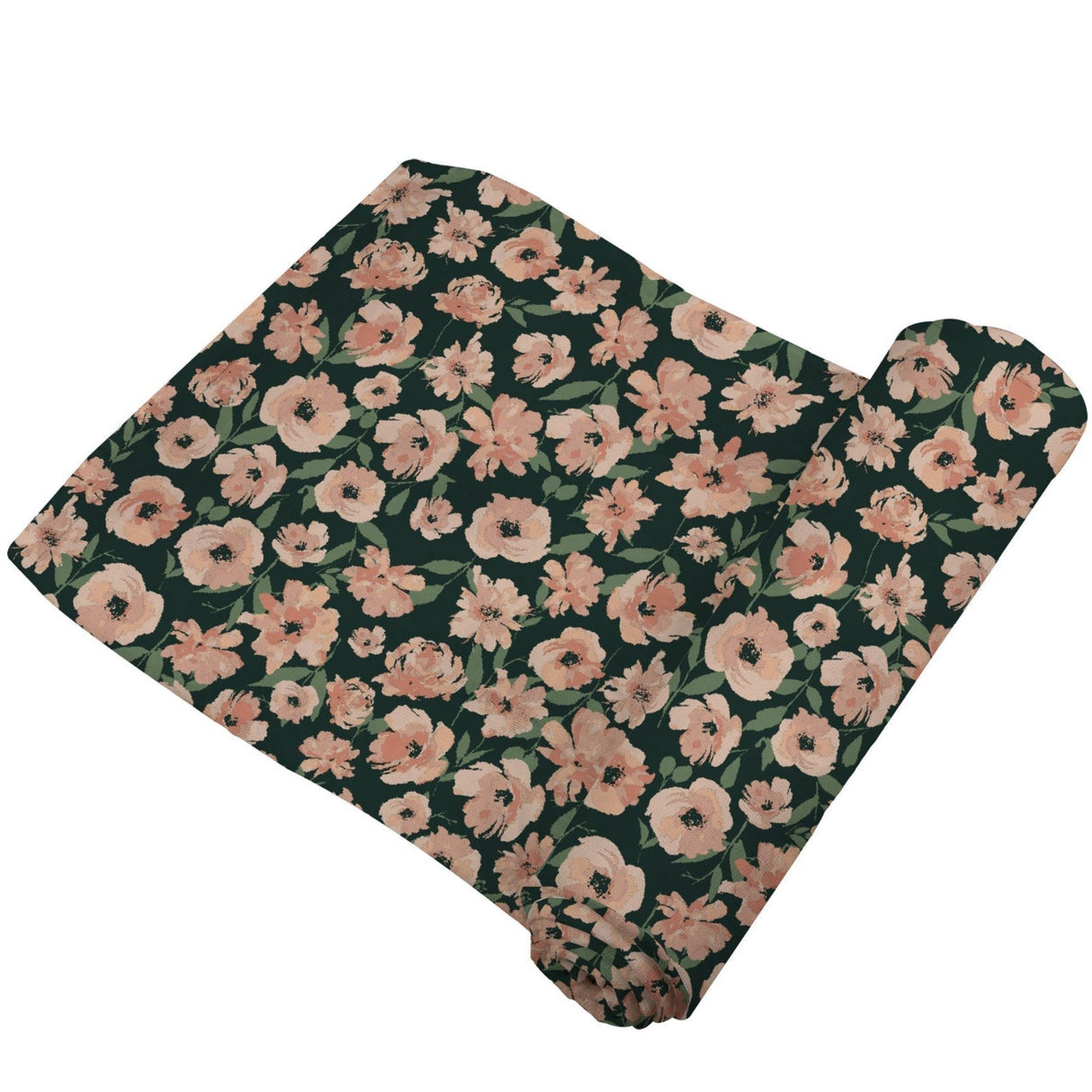 Canyon Sunset Flowers Bamboo Swaddle