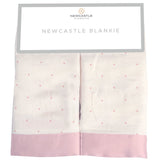 Pink Polka Dot Bamboo Newcastle Blankie