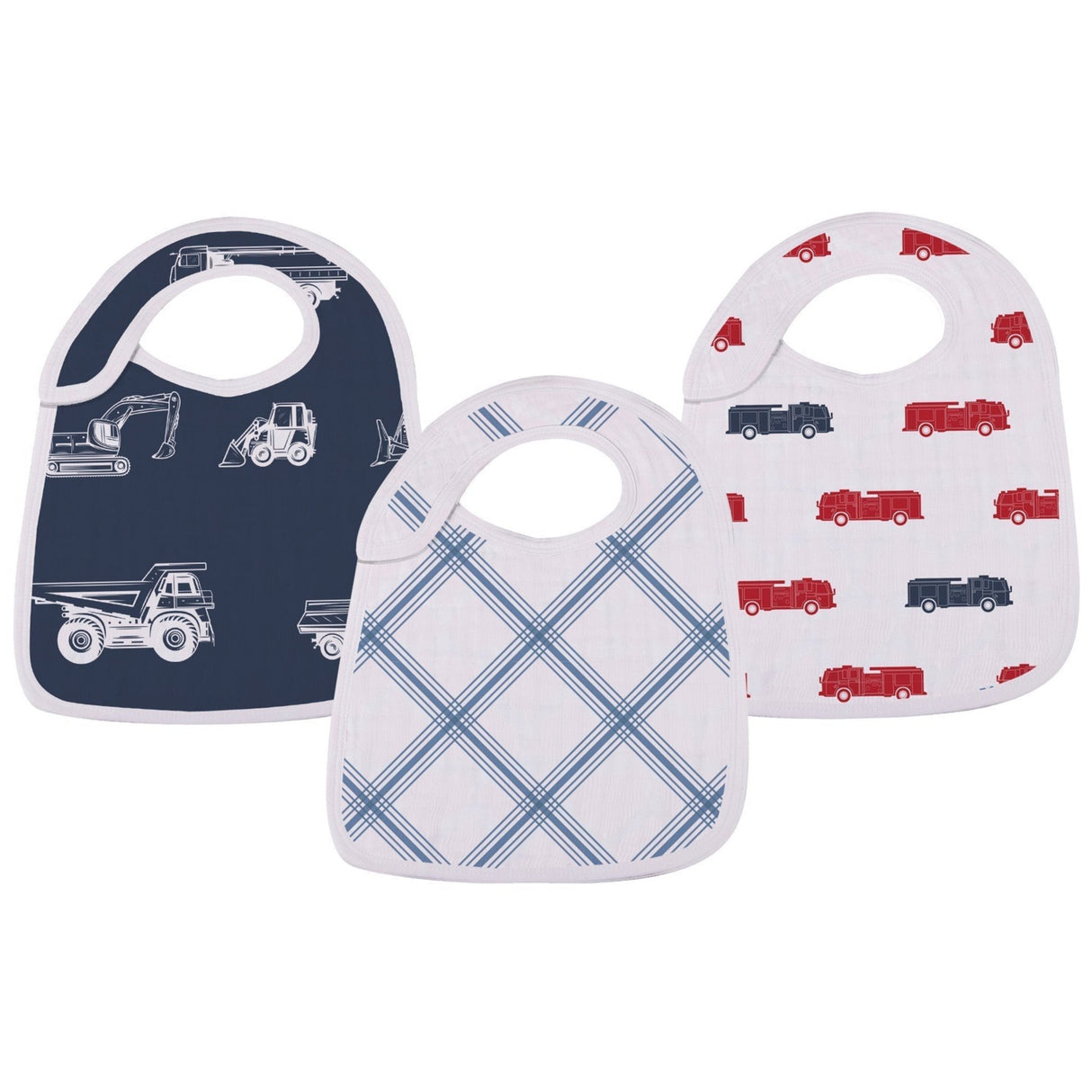 Things That Go Snap Bibs 3PK