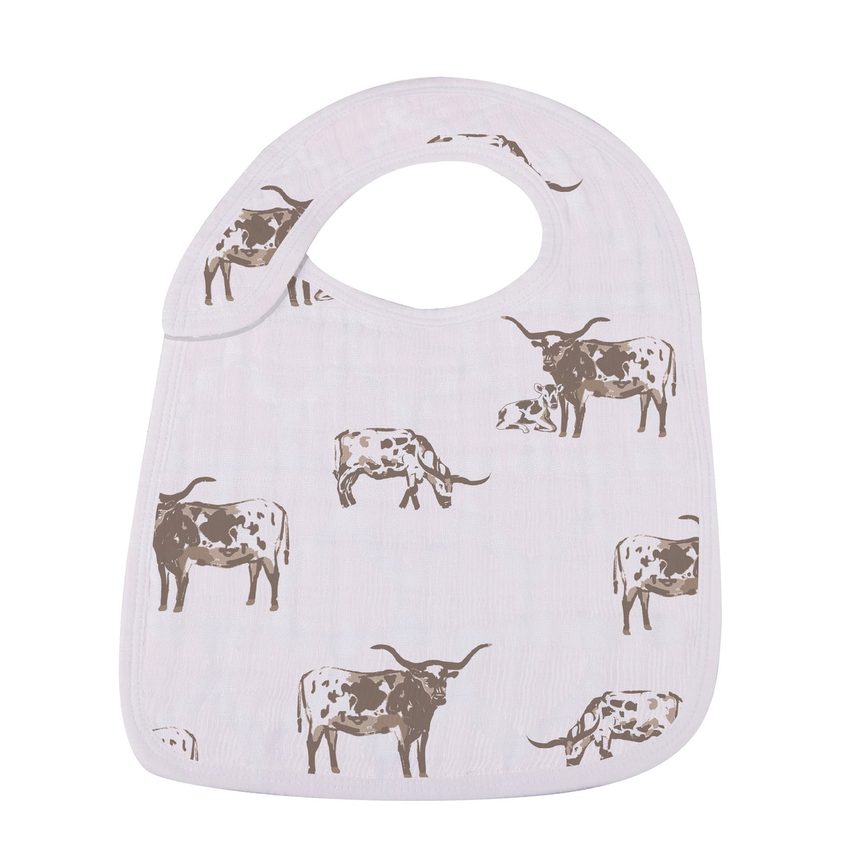 Forever Cowboys & Cowgirls Snap Bibs - HoneyBug 