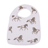 Forever Cowboys & Cowgirls Snap Bibs - HoneyBug 