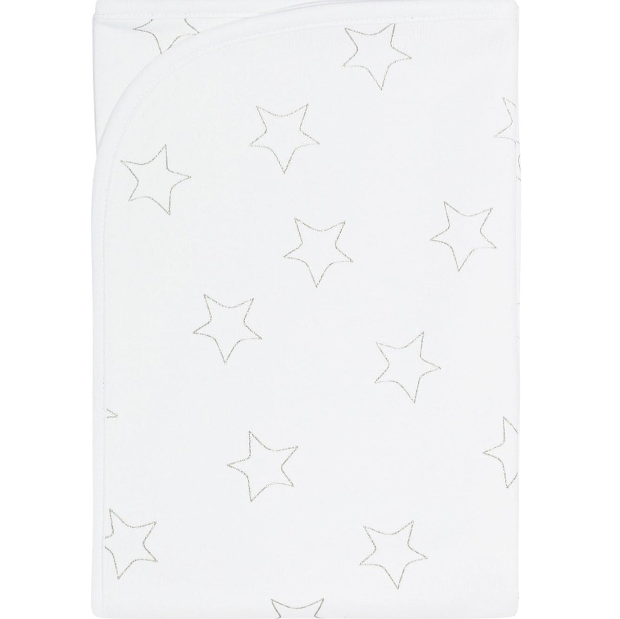 Grey Stars Print Blanket