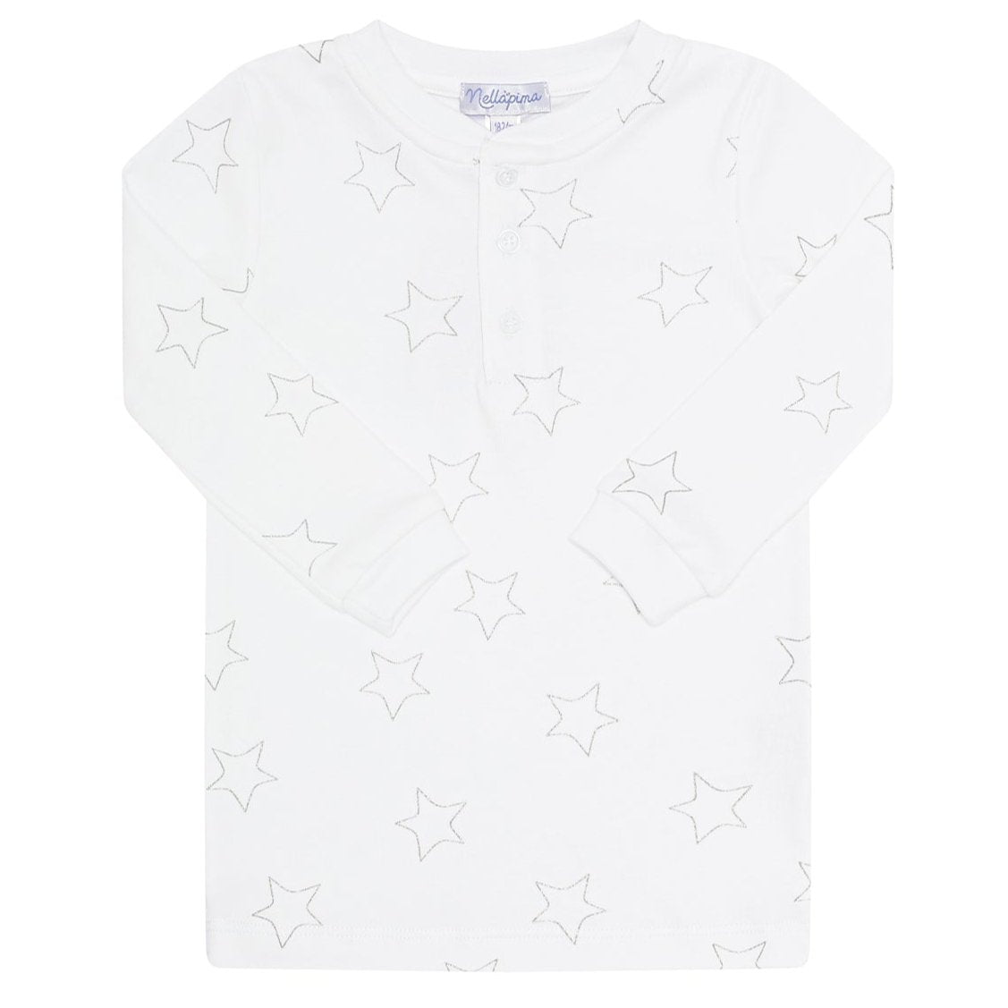 Grey Stars Print Pajama