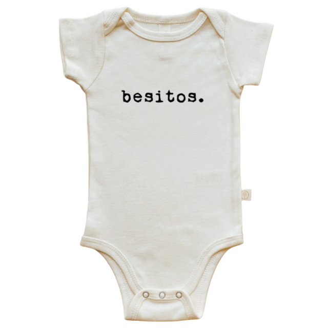 Organic Cotton Bodysuit - Besitos - HoneyBug 