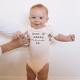 Home is Where Mama Is - Organic Cotton Bodysuit - HoneyBug 