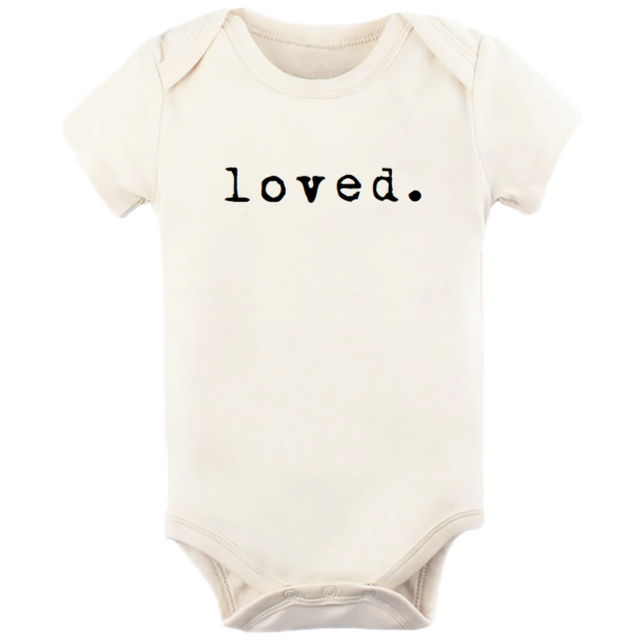 Loved. - Organic Cotton Bodysuit - HoneyBug 