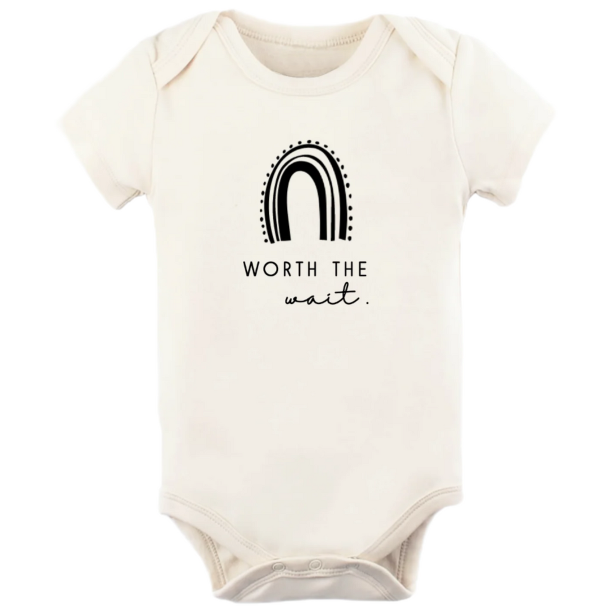 Worth the Wait Rainbow - Organic Cotton Bodysuit - HoneyBug 