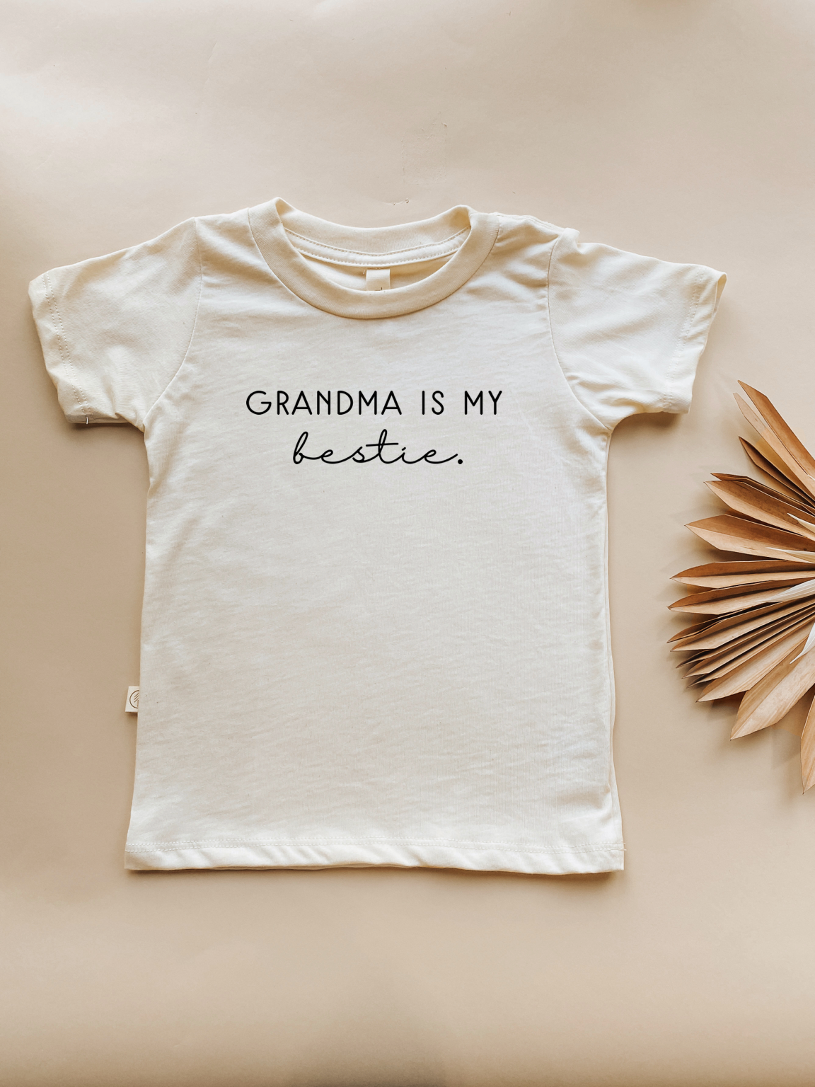 Grandma is My Bestie - Organic Cotton Kids Graphic Tee