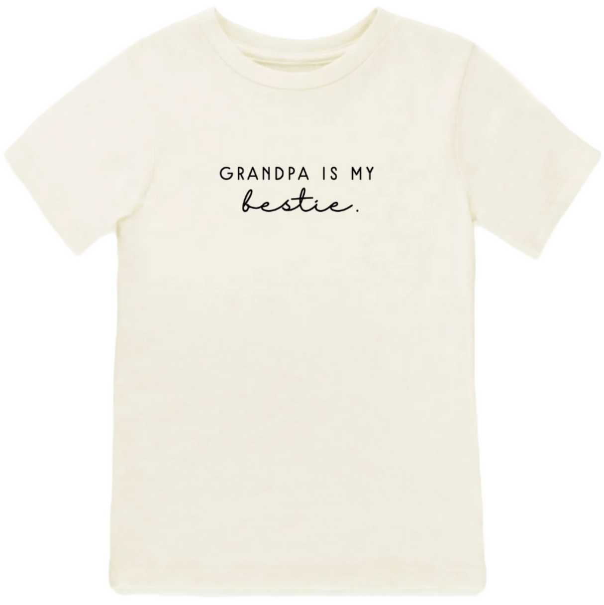 Grandpa is My Bestie - Organic Cotton Kids Graphic Tee