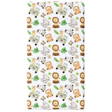 Fitted Crib Sheet - Safari