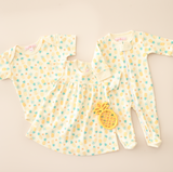 Pineapple Print Onesie