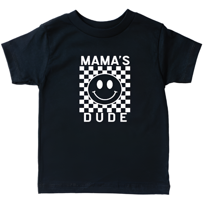 Mama's Dude Checkered Tee