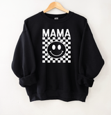 Mama Checkered Sweatshirt