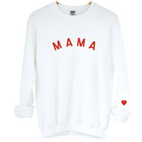 Mama Heart on Sleeve Sweatshirt