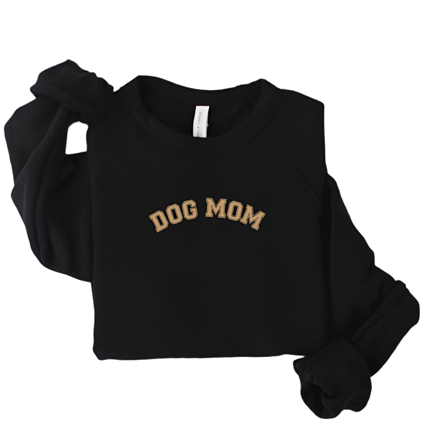 Dog Mom Varsity Sweatshirt