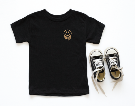 Drippy Smiley - Pocket Style Tee