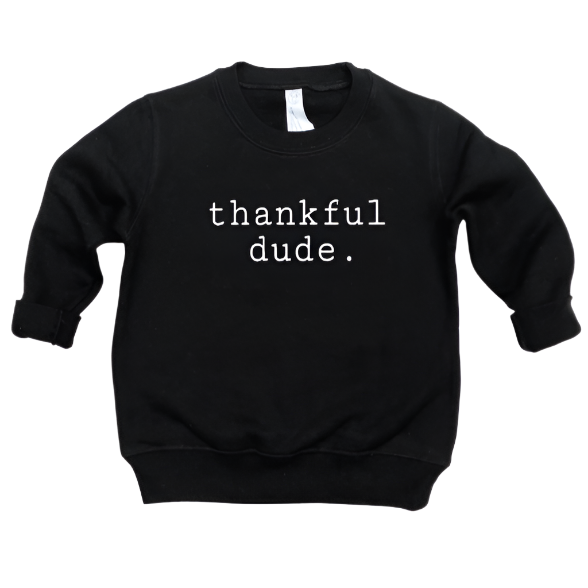 thankful dude. pullover