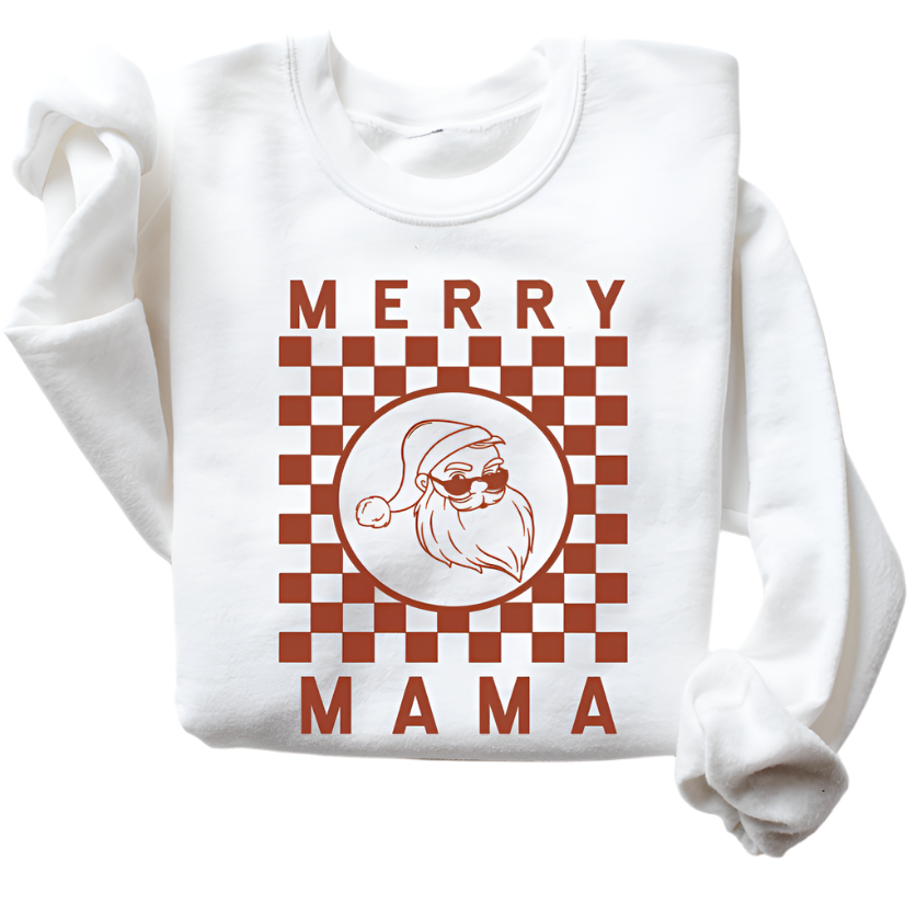 Merry Mama -  Checkered Pullover