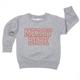 Merry Babe Collegiate Pullover