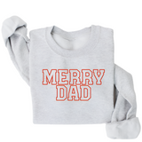 Merry Dad Collegiate Sweatshirt