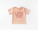 Love You Varsity Kids Tee