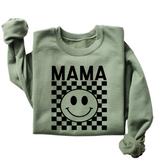 Mama Checkered Sweatshirt