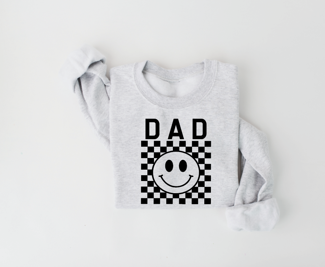 Dad Checkered Sweatshirt