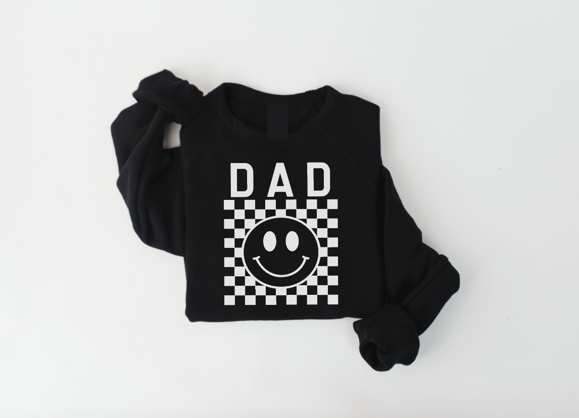 Dad Checkered Sweatshirt