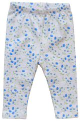 Arabella Blue Floral Leggings