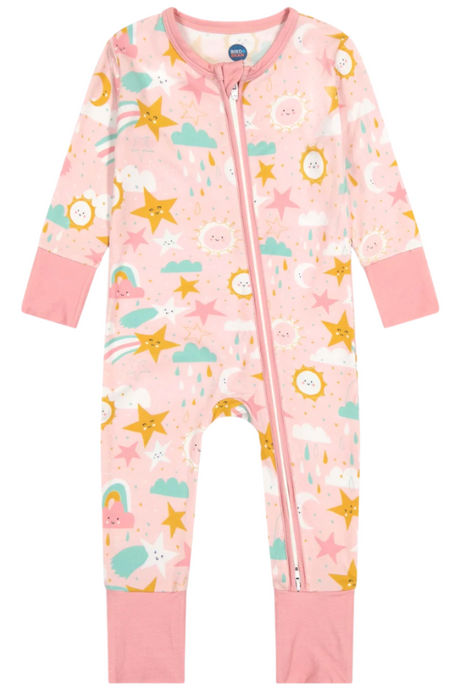 Convertible Zip Romper - Nova - HoneyBug 