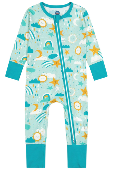 Convertible Zip Romper - Astro - HoneyBug 