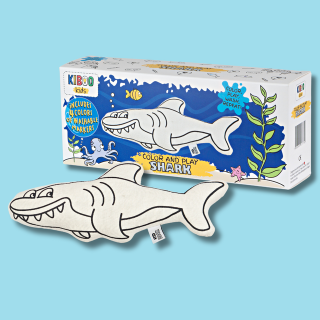 Interactive Shark for Color & Play - Dive Into Creative Fun! - HoneyBug 