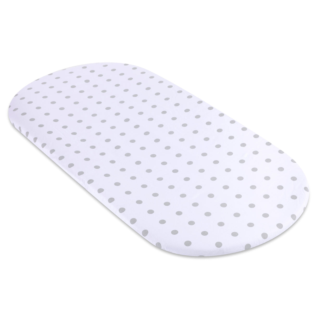 Waterproof Bassinet Sheet Set - Grey Chevron & Polka Dot