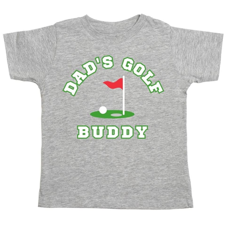 Dad's Golf Buddy Short Sleeve T-Shirt - Gray